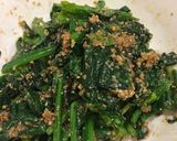 レンジで簡単☆ほうれん草の胡麻和え作り方5写真