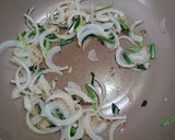 ねぎと玉ねぎの簡単和風パスタ作り方2写真