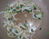 ねぎと玉ねぎの簡単和風パスタ作り方2写真