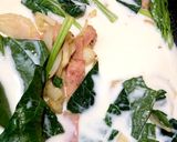 ランチにクリームパスタ♡作り方4写真