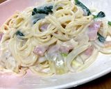 ランチにクリームパスタ♡作り方7写真