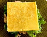 お弁当に。簡単、野菜シートでおにぎらず作り方3写真