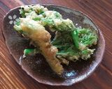 タラの芽とさつまいものかき揚げ作り方1写真