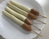 さけるチーズdeチーズドック作り方1写真
