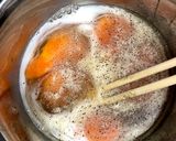 フランスパンでオムレツサンド作り方1写真