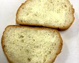 フランスパンでオムレツサンド作り方6写真