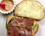 フランスパンでオムレツサンド作り方8写真