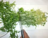 水菜とカリカリ油揚げのサラダ♪簡単梅干し作り方4写真