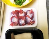 おつまみに最高♡砂肝のバタポン炒め作り方1写真