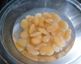 白花甘納豆から桜の練り切り作り方1写真