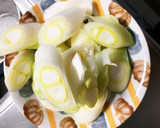 こんにゃくとちくわとねぎの磯辺炒め作り方4写真