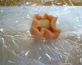 白花甘納豆から桜の練り切り作り方9写真