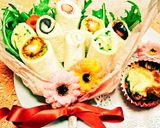ロールサンドで可愛いブーケ♪作り方8写真