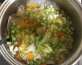キャベツと合挽き肉の旨味スープ♪作り方4写真