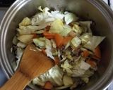 キャベツと合挽き肉の旨味スープ♪作り方2写真