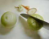 高血圧!チビ玉葱のお味噌汁☆ゆず胡椒風味作り方2写真