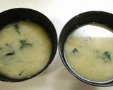 高血圧!チビ玉葱のお味噌汁☆ゆず胡椒風味作り方4写真