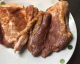 豚肉でカントリーフライドステーキ!作り方1写真