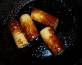 お弁当に最適！シシトウ詰め竹輪の照り焼き作り方3写真