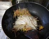 大鰐モヤシのツナたま炒め作り方4写真