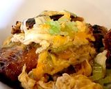 簡単楽ちん♪いわし缶の甘辛たまご丼作り方6写真
