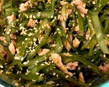 茎わかめとツナの和え物 糖質オフ作り方2写真