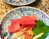 簡単^_^お刺身を山わさびで作り方1写真