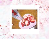 Spring☺️FLOWERいちご❤️作り方6写真