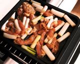 グリルで簡単　串なし焼き鳥作り方1写真