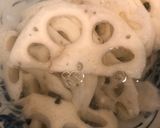 セロリの葉と蓮根のシャキシャキきんぴら作り方1写真