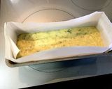 春の風味、よもぎとバナナのケーキ作り方7写真