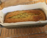 春の風味、よもぎとバナナのケーキ作り方10写真