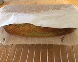 春の風味、よもぎとバナナのケーキ作り方11写真