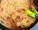 ＊トマトと鯖のパスタ＊作り方5写真