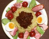 ジャージャー麺彩り風!(^^)!作り方3写真