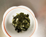 こんにゃくとちくわとねぎの磯辺炒め作り方8写真