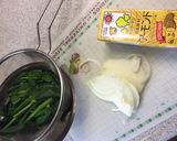 ほうれん草スープ（ハンドブレンダー使用）作り方1写真