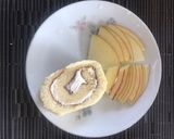 ロールケーキとフルーツの満足おやつ作り方2写真