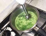 ほうれん草スープ（ハンドブレンダー使用）作り方4写真