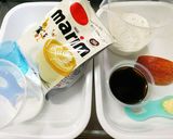 絶妙♥️りんご入り珈琲クリームパンケーキ作り方1写真