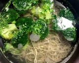 残り物の麻婆豆腐をかけたそば作り方1写真