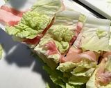 男の３０分料理：豚肉と白菜のミルフィーユ作り方2写真