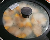 南瓜と舞茸の豚バラ巻き作り方5写真