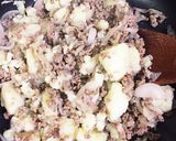 じゃがいもとひき肉のオムレツ作り方3写真