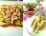新食感♪ふわっふわ～のサンドイッチです♡作り方2写真
