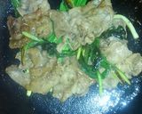 アイヌ葱の肉炒め!作り方3写真