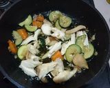 【簡単】野菜中心のアヒージョ作り方3写真