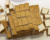 厚揚げとスナップエンドウと椎茸の塩炒め作り方2写真