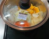 朝御飯にピッタリ☆彩り蒸し野菜☆作り方3写真