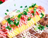 マヨぶっかけ♪辛子明太子のせ卵焼き♪作り方8写真